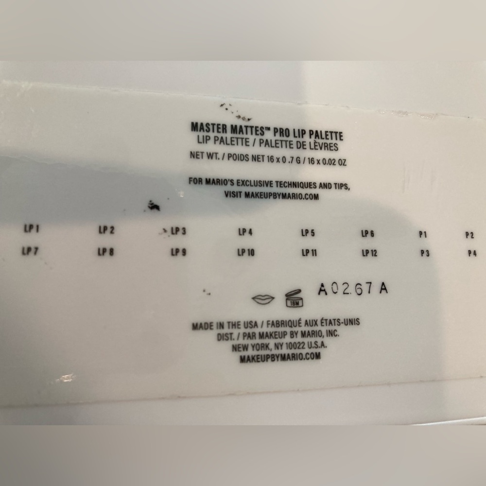 💄MAKEUP BY MARIO Master Mattes™️ Pro Lip Palette; AUTHENTIC.  Made in USA 🇺🇸 - Picture 5 of 12